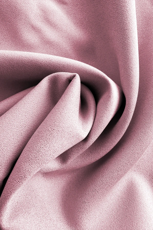217-9 NEVA Трапецовидна рокля с разкроени ръкави - прахообразно розово с блясък